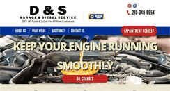 Desktop Screenshot of dandsgaragediesel.com